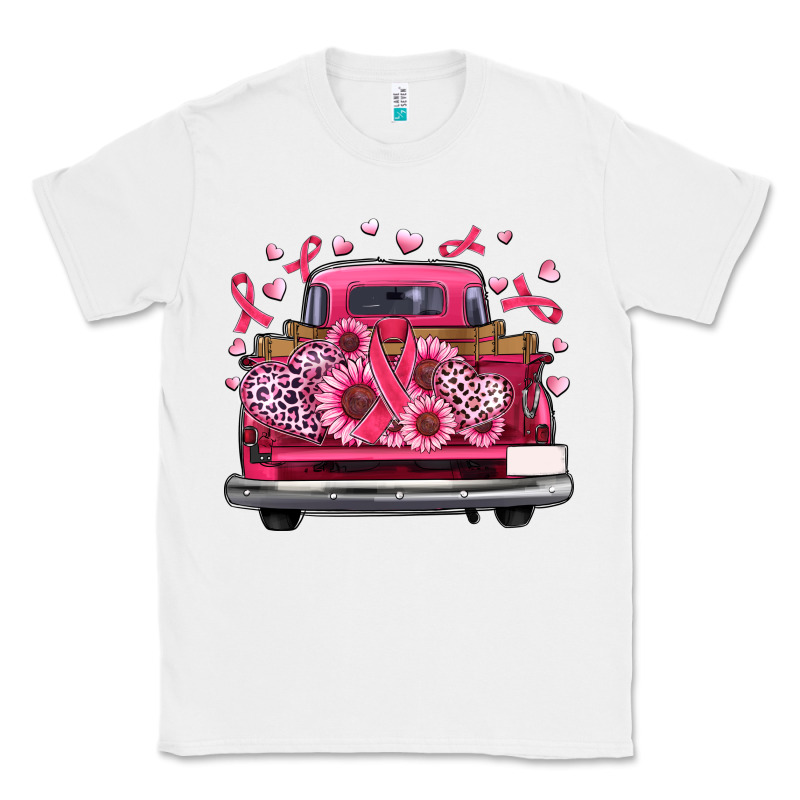 Breast Cancer Farm Truck Classic Tee by Artiststas | Teevron