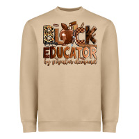 Mushroom Black educator by popular demand Heavyweight Sweatshirt - Zillion Design Studio