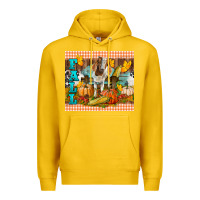 Lemon Fall With Baby Goat Premium Hoodie - LillyAllenDesigns