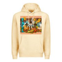 Pina Colada Fall With Baby Goat Premium Hoodie - LillyAllenDesigns