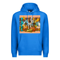 True Royal Fall With Baby Goat Premium Hoodie - LillyAllenDesigns