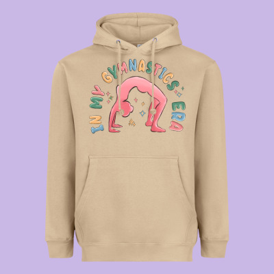 In My Gymnastics Era Shinning Heavyweight Hoodie Designed By Maliassmallbusiness