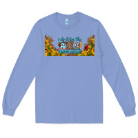 Colony Blue i do it for the aha moments libbey glass Long Sleeve Tee - BundleAndBundleShop