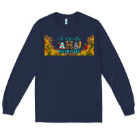 Navy i do it for the aha moments libbey glass Long Sleeve Tee - BundleAndBundleShop