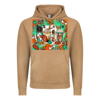 Vintage Camel dog coffee cups Vintage Hoodie - Zillion Design Studio