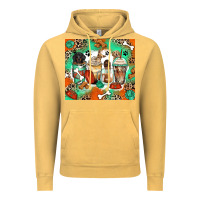Vintage Mustard dog coffee cups Vintage Hoodie - Zillion Design Studio