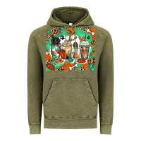 Dog Coffee Cups Vintage Hoodie | Teevron
