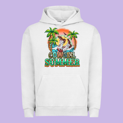 Cowgirl Summer Urban Hoodie Designed By Nancycooperartshop