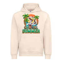 Sandshell Cowgirl summer Urban Hoodie - NancyCooperArtShop