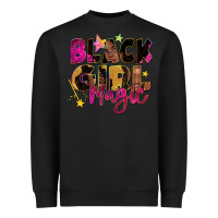 Black Black girl magic Heavyweight Sweatshirt - Zillion Design Studio