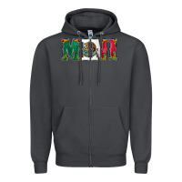 Smoke mexican flag mini Zipper Hoodie - Jasminsmagicworld