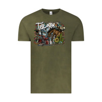 Vintage Olive texas Vintage Tee - SublimationCraftShop