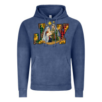 Vintage Denim joy holy family Vintage Hoodie - RanaPortraitStore