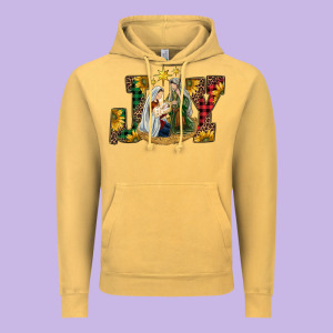 Joy Holy Family Vintage Hoodie Designed By Ranaportraitstore