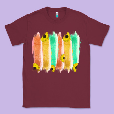 Western Color Farm Life Brush Strokes Classic Tee Designed By Bettercallsaul
