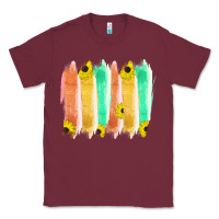 Burgundy Western Color Farm Life Brush Strokes Classic Tee - Bettercallsaul
