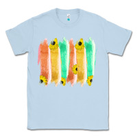 Dusty Blue Western Color Farm Life Brush Strokes Classic Tee - Bettercallsaul