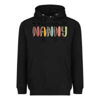 Black my favorite people call me nanny Heavyweight Hoodie - MaliasSmallBusiness