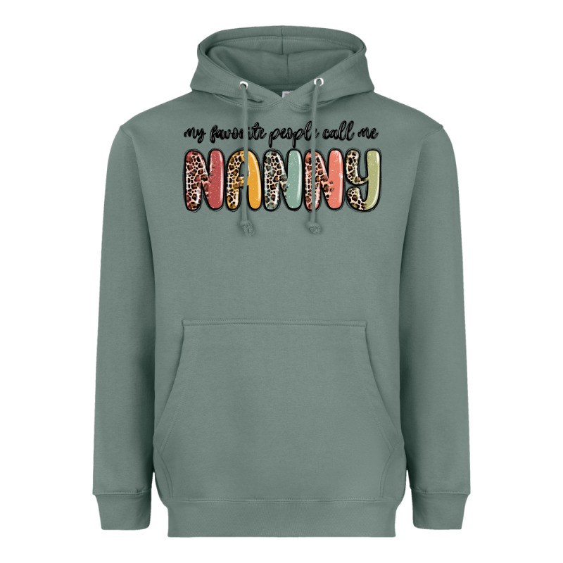 My Favorite People Call Me Nanny Heavyweight Hoodie by MaliasSmallBusiness | Teevron