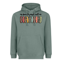 Sage my favorite people call me nanny Heavyweight Hoodie - MaliasSmallBusiness