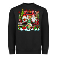 Black christmas gnome truck Heavyweight Sweatshirt - texasbilliewilder