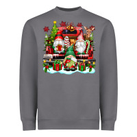 Storm christmas gnome truck Heavyweight Sweatshirt - texasbilliewilder