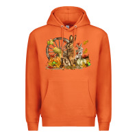 Carrot Fall Rabbit Premium Hoodie - LillyAllenDesigns