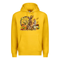 Lemon Fall Rabbit Premium Hoodie - LillyAllenDesigns