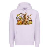 Lilac Fall Rabbit Premium Hoodie - LillyAllenDesigns