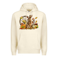 Sandshell Fall Rabbit Premium Hoodie - LillyAllenDesigns