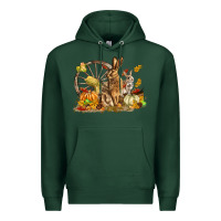 Sports Green Fall Rabbit Premium Hoodie - LillyAllenDesigns