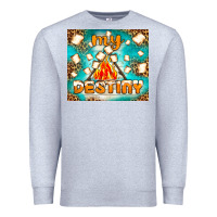 Heather Grey my destiny Premium Sweatshirt - NancyCooperArtShop