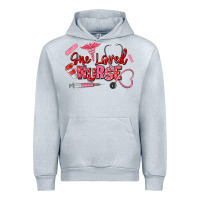 Heather Grey one loved nurse Urban Hoodie - texasbilliewilder
