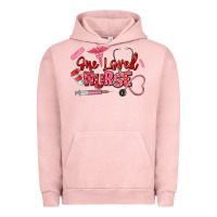Pigment Salmon one loved nurse Urban Hoodie - texasbilliewilder