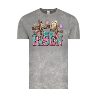 Cloud Rock He is risen Easter Day Vintage Tee - CowGirlArtShop