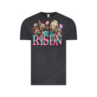 Vintage Black He is risen Easter Day Vintage Tee - CowGirlArtShop
