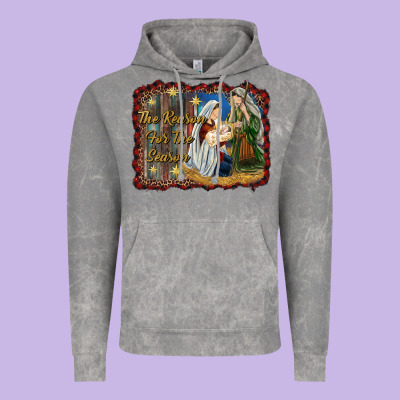 Jesus Is The Reason For The Season Vintage Hoodie Designed By Ranaportraitstore
