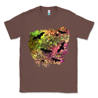 Chestnut bat halloween patch Classic Tee - BundleAndBundleShop