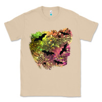Mushroom bat halloween patch Classic Tee - BundleAndBundleShop