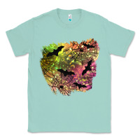 Seafoam bat halloween patch Classic Tee - BundleAndBundleShop