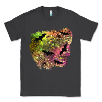 Smoke bat halloween patch Classic Tee - BundleAndBundleShop