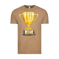 Vintage Coffee throphy cup Vintage Tee - FaDigitalArtStudio