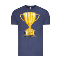 Vintage Denim throphy cup Vintage Tee - FaDigitalArtStudio