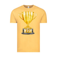 Vintage Mustard throphy cup Vintage Tee - FaDigitalArtStudio
