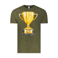 Vintage Olive throphy cup Vintage Tee - FaDigitalArtStudio