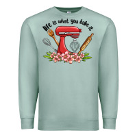 Seafoam life is what you bake it Premium Sweatshirt - MaliasSmallBusiness