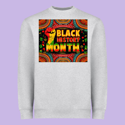Black History Month Heavyweight Sweatshirt Designed By Zillion Design Studio