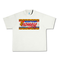 Pistachio american honey sunflower license plate Urban Heavy Tee - HRA Design Shop