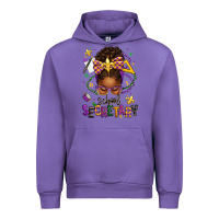Tulip mardi gras school secretary afro messy bun Urban Hoodie - texasbilliewilder