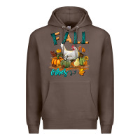 Coffee Fall Vibes Chicken Premium Hoodie - LillyAllenDesigns